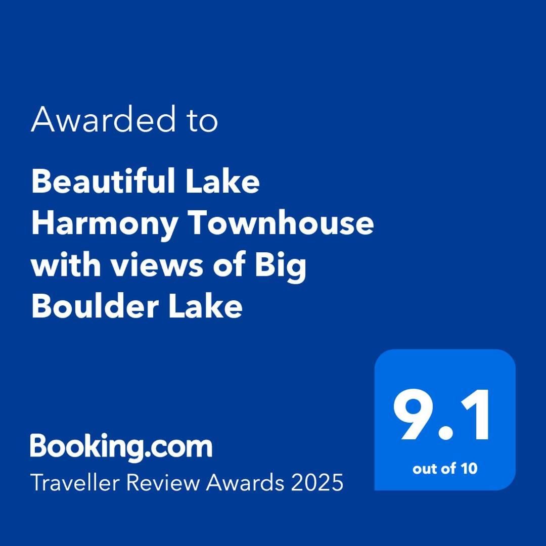 Beautiful Lake Harmony Townhouse At Big Boulder Lake And Ski Area المظهر الخارجي الصورة